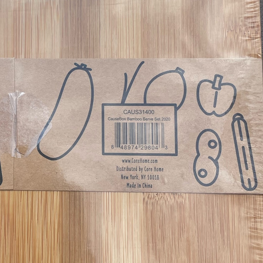 NIP Core Bamboo Serving Set - Picture 2 of 2
